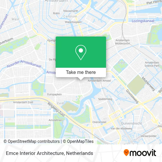 Emce Interior Architecture map