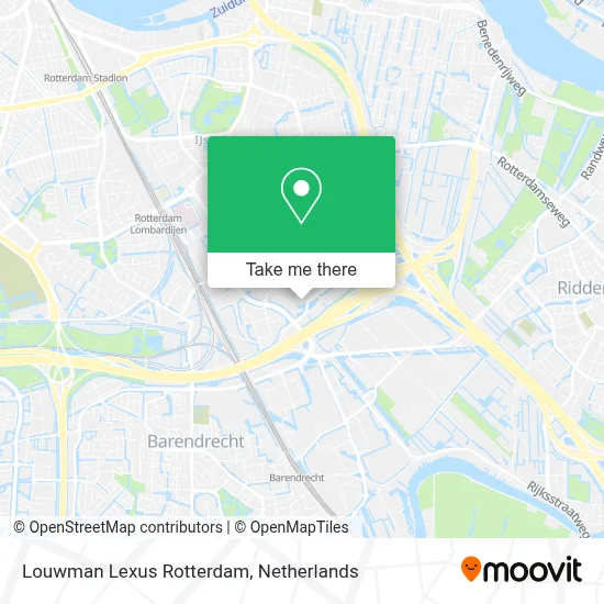 Louwman Lexus Rotterdam map