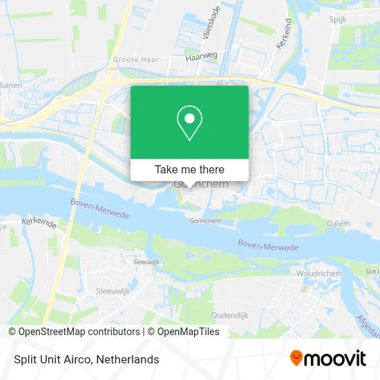 Split Unit Airco map