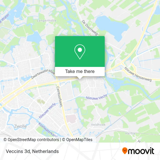 Veccins 3d map