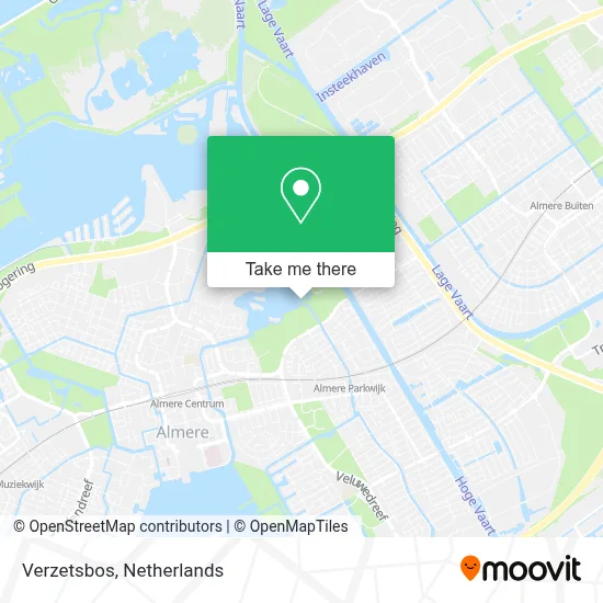 Verzetsbos map