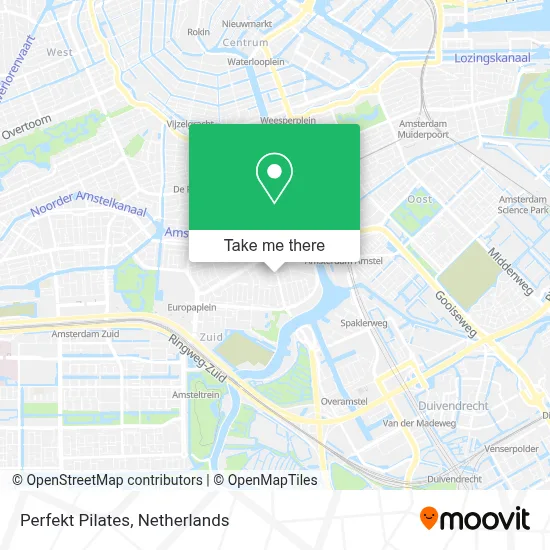 Perfekt Pilates map