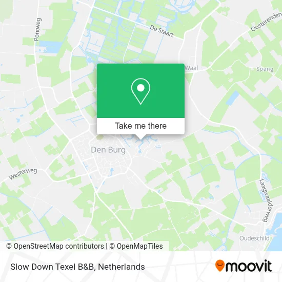 Slow Down Texel B&B map