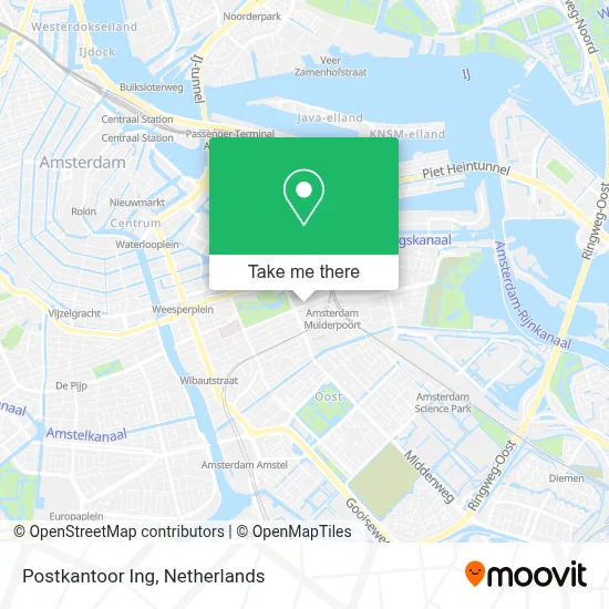Postkantoor Ing map