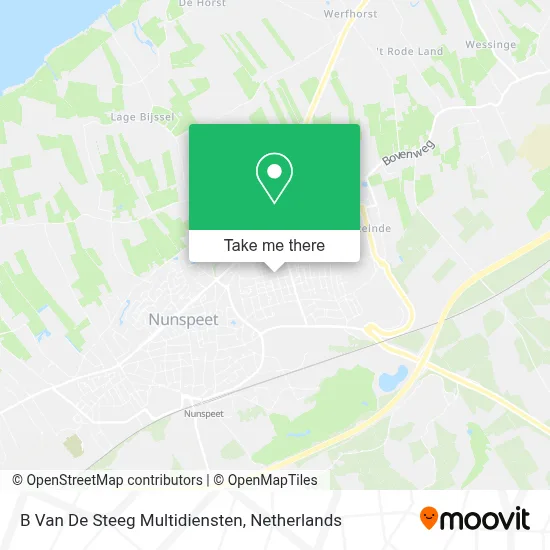 B Van De Steeg Multidiensten map