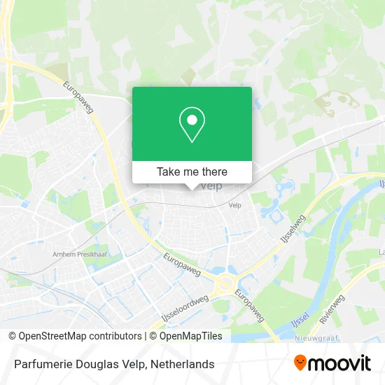 Parfumerie Douglas Velp map