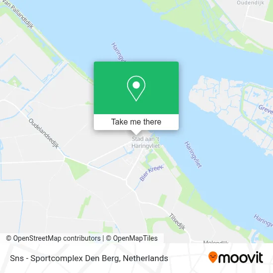 Sns - Sportcomplex Den Berg map