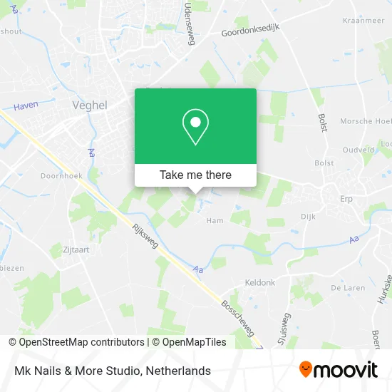 Mk Nails & More Studio map