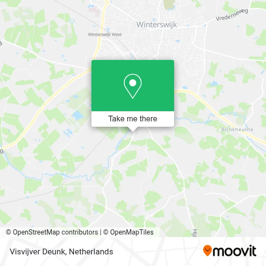 Visvijver Deunk map