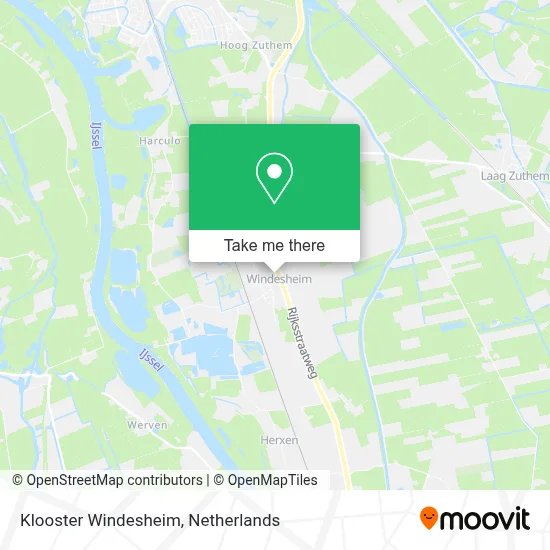 Klooster Windesheim map