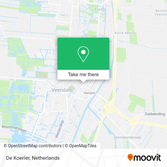 De Koerier Karte