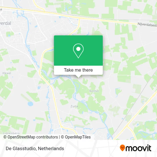 De Glasstudio map