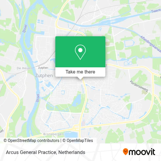 Arcus General Practice map