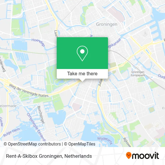 Rent-A-Skibox Groningen map