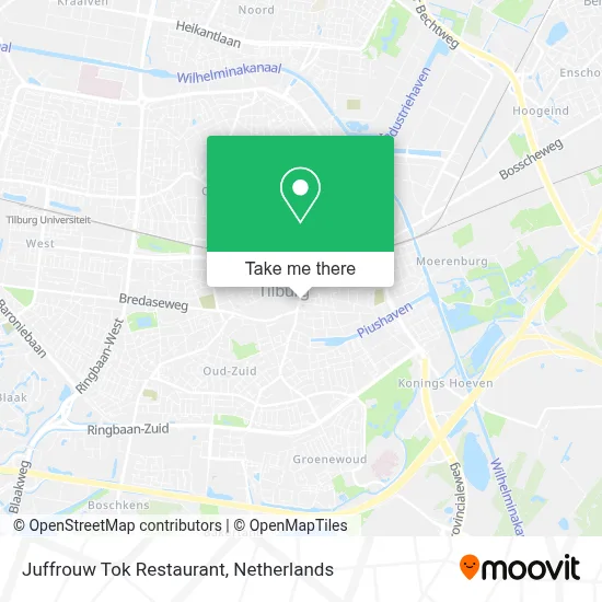 Juffrouw Tok Restaurant map