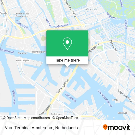 Varo Terminal Amsterdam map