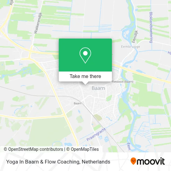 Yoga In Baarn & Flow Coaching map