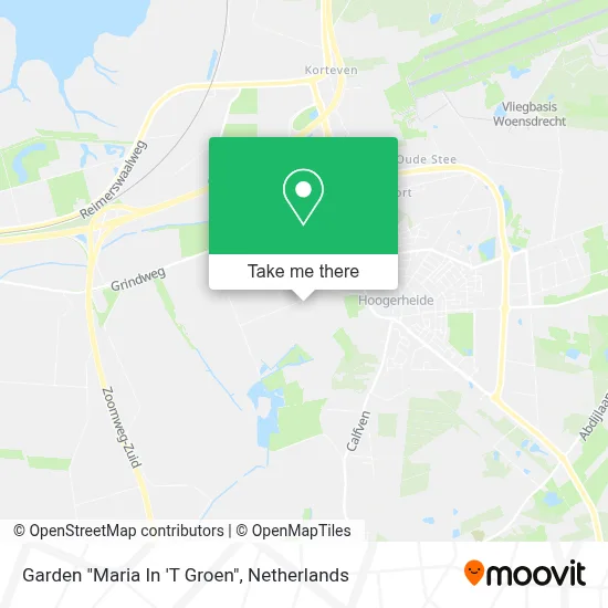 Garden "Maria In 'T Groen" map