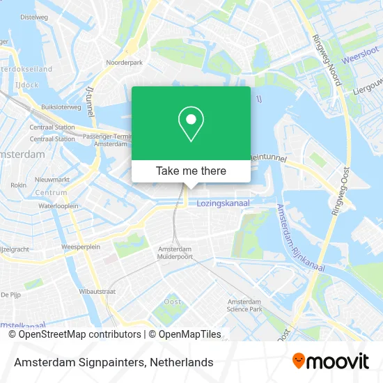 Amsterdam Signpainters map