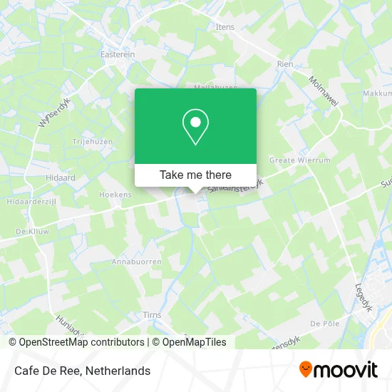 Cafe De Ree map
