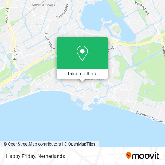 Happy Friday map