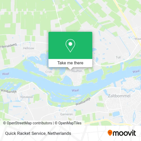 Quick Racket Service map