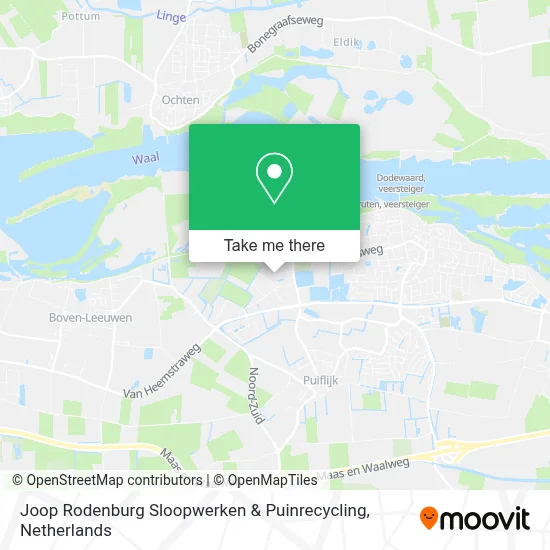 Joop Rodenburg Sloopwerken & Puinrecycling map