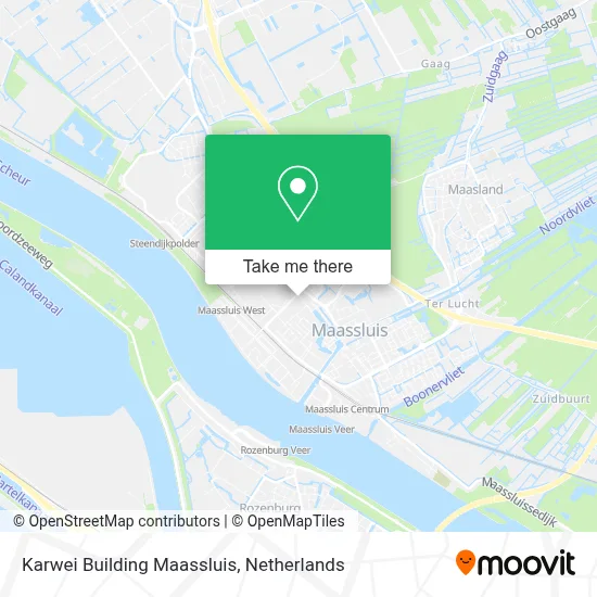 Karwei Building Maassluis map