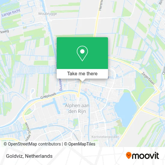 Goldviz map