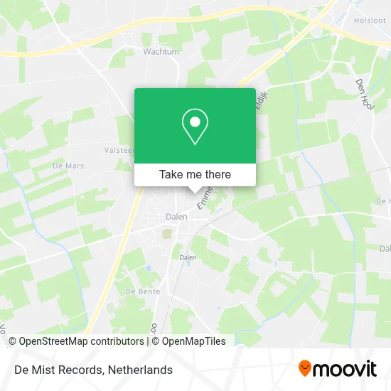 De Mist Records map