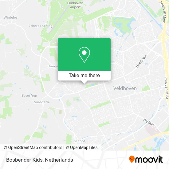 Bosbender Kids map