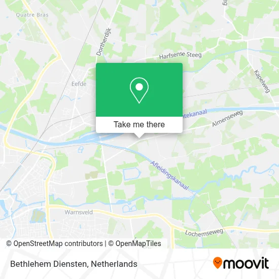 Bethlehem Diensten map