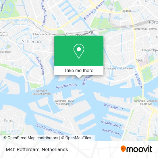 M4h Rotterdam map