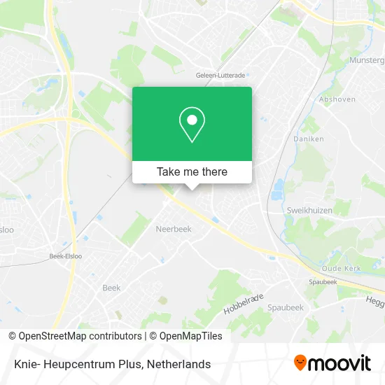 Knie- Heupcentrum Plus map