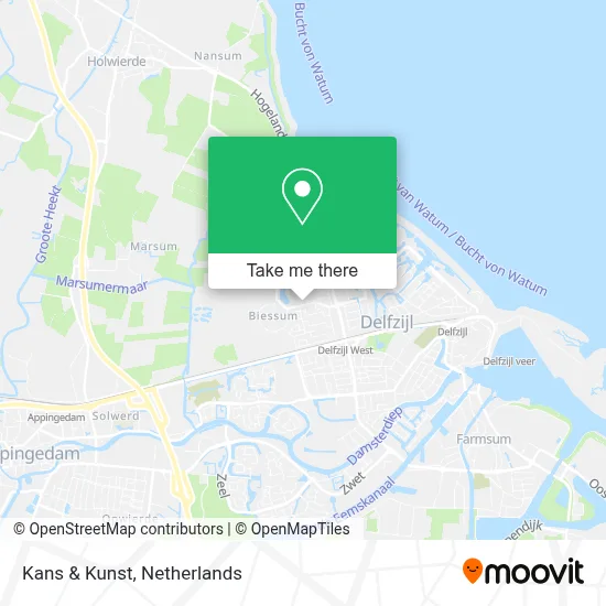 Kans & Kunst map