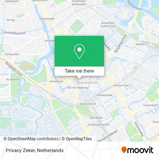 Privacy Zeker map