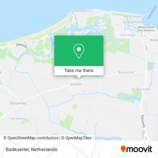 Badkoerier map