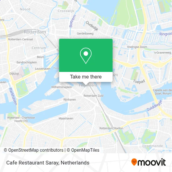 Cafe Restaurant Saray map