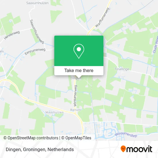 Dingen, Groningen map