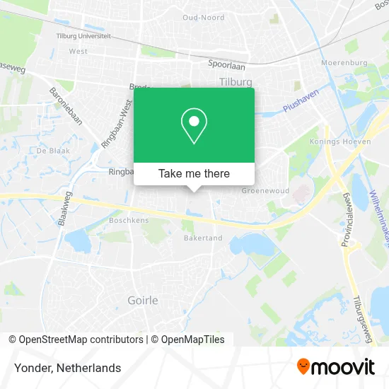 Yonder map
