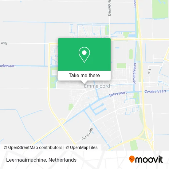 Leernaaimachine map