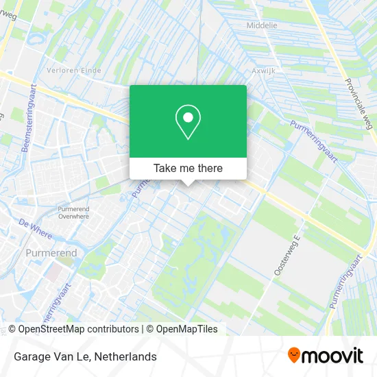 Garage Van Le map
