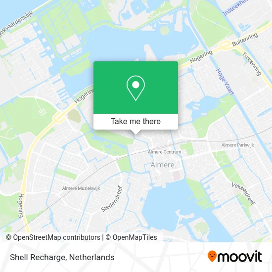 Shell Recharge map