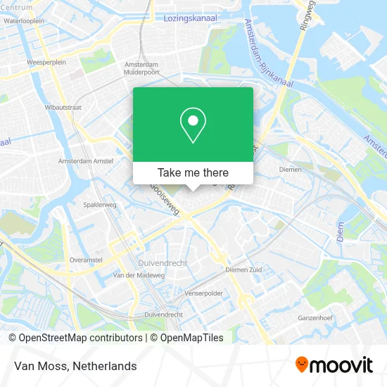 Van Moss map