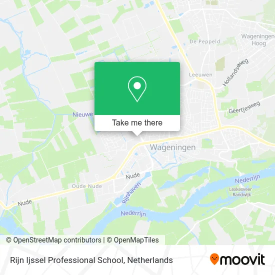 Rijn Ijssel Professional School map
