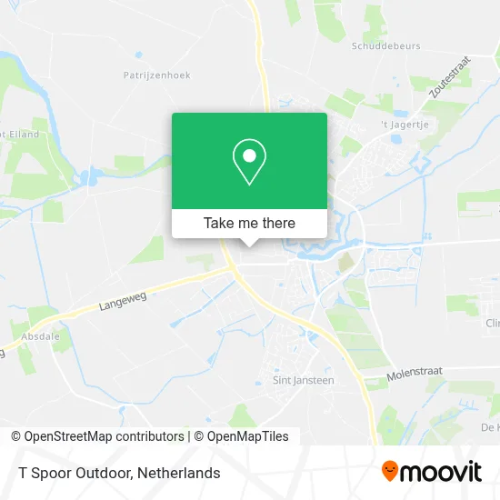 T Spoor Outdoor map