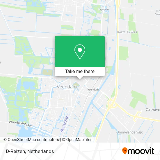 D-Reizen map