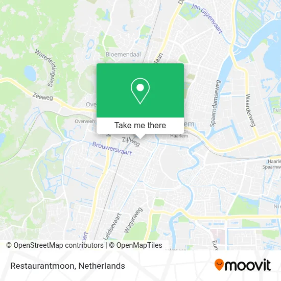 Restaurantmoon map