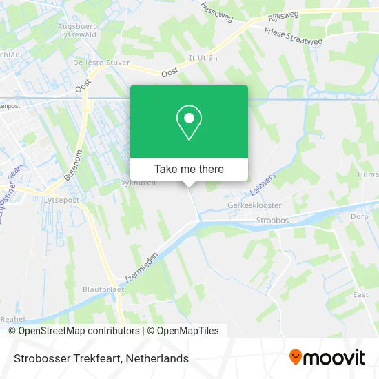 Strobosser Trekfeart map
