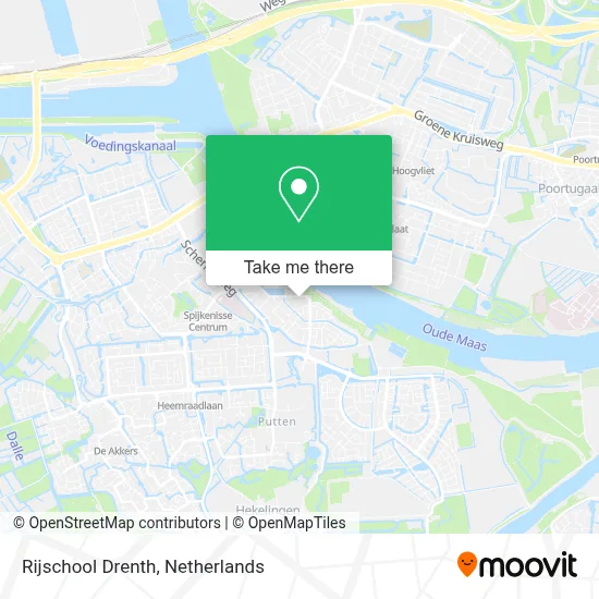 Rijschool Drenth map